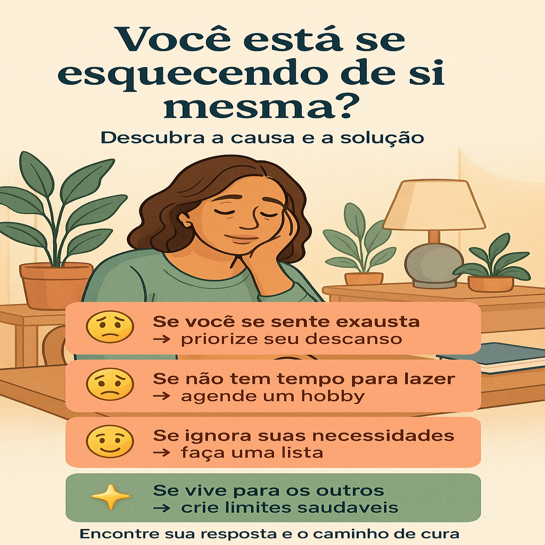 Cansada de Cuidar de Todos? É Hora de Olhar por Você