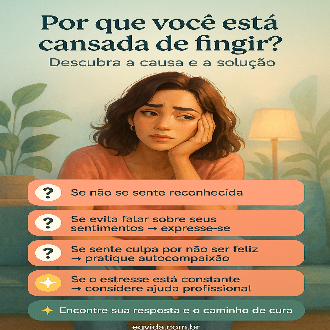 Cansada de Fingir Felicidade? Vamos Conversar Sobre Isso