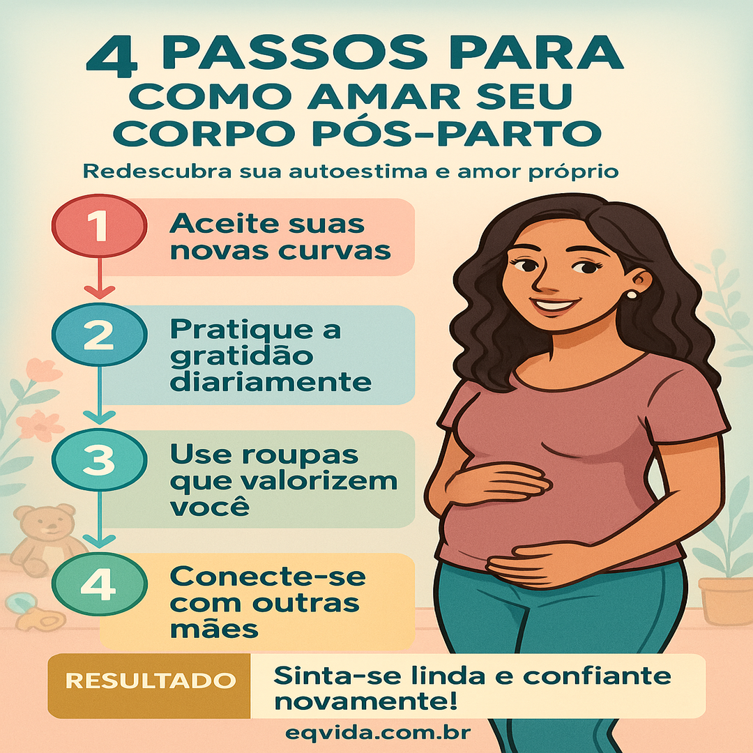 Como Amar Seu Corpo Pós-parto e Encontrar Sua Autoestima