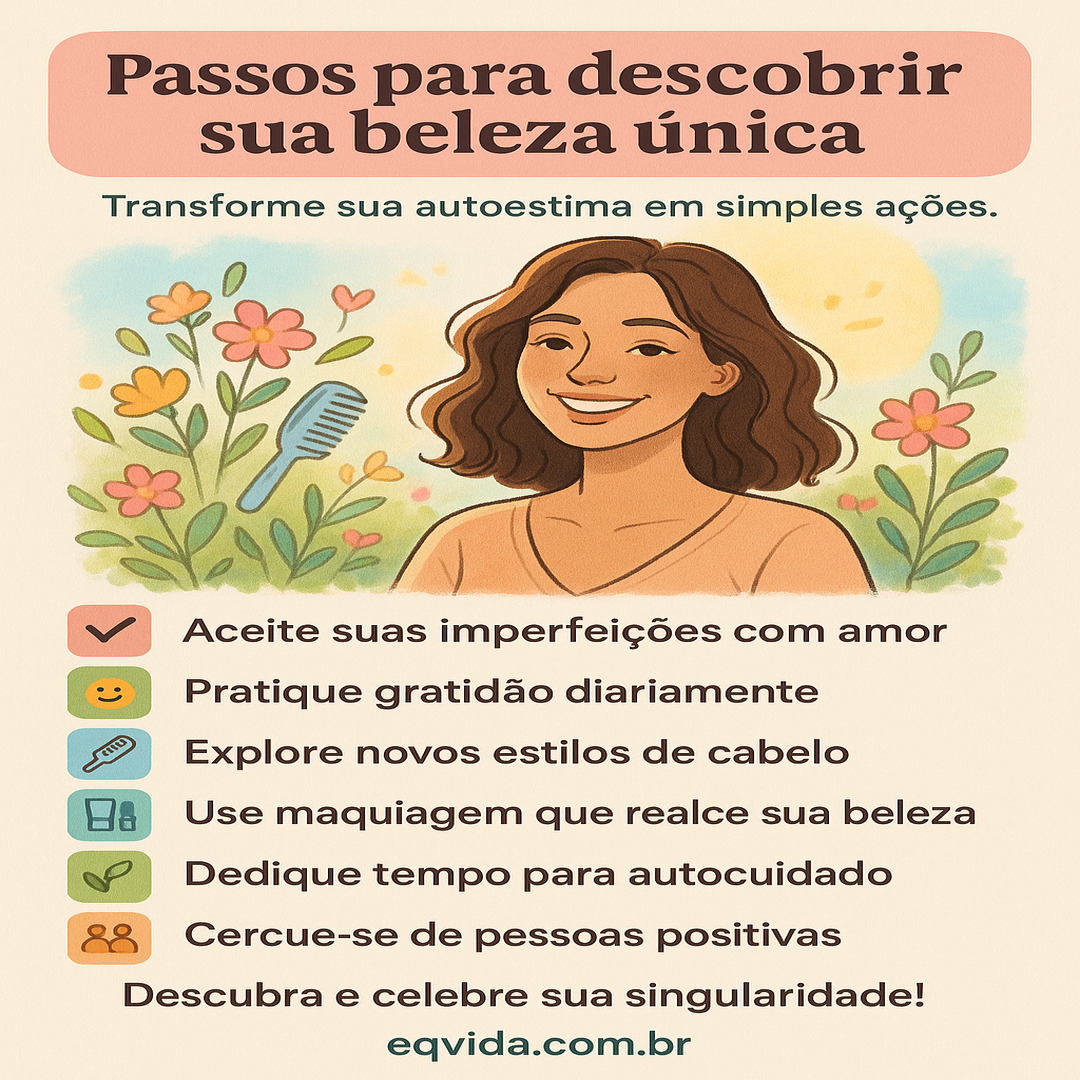 Como encontrei minha beleza única em 5 passos simples