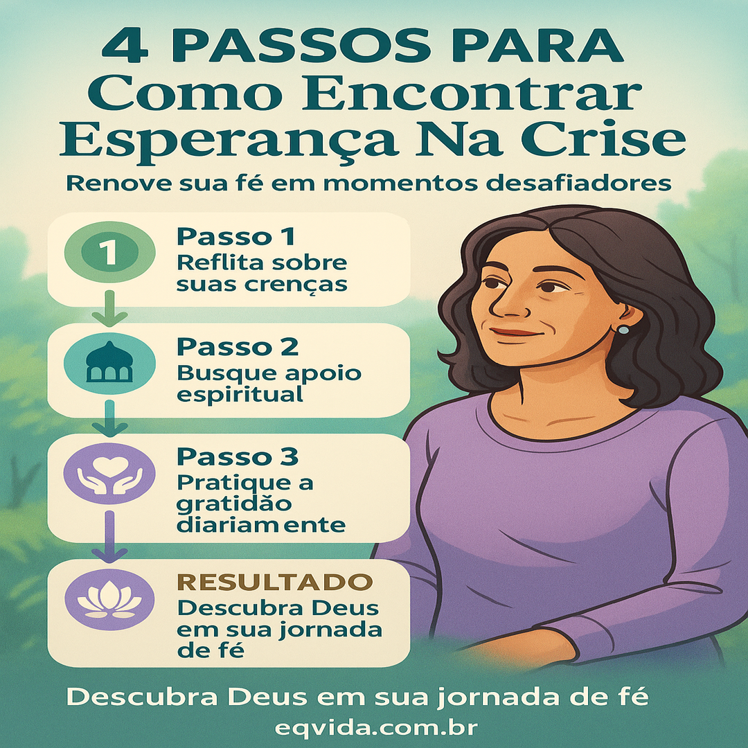 Como encontrar Deus na sua crise de fé e renovar a esperança