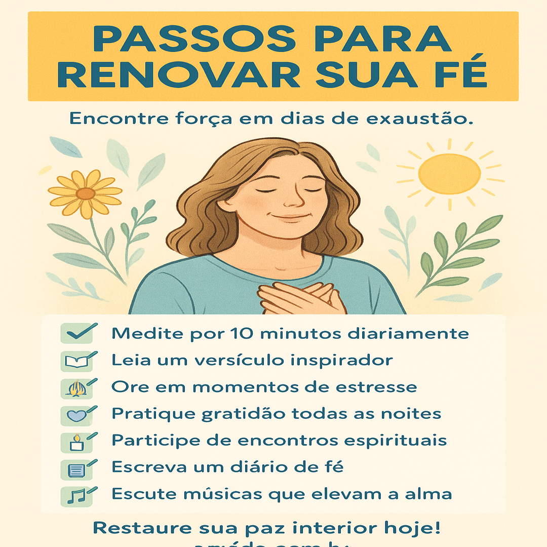 Como a Fé Pode Te Ajudar em Dias de Exaustão