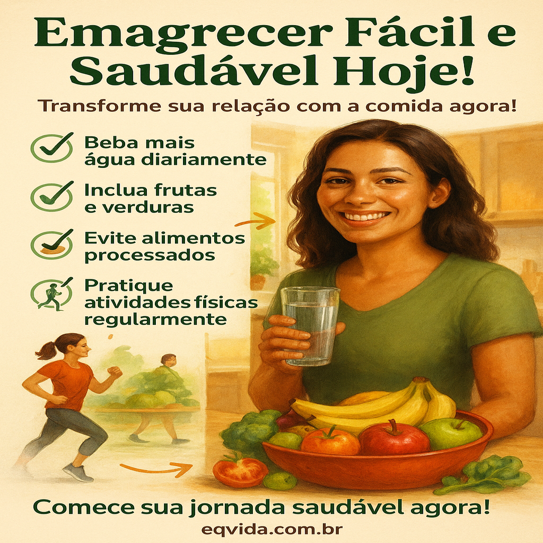 Emagrecer fácil e saudável: Dicas que funcionam de verdade