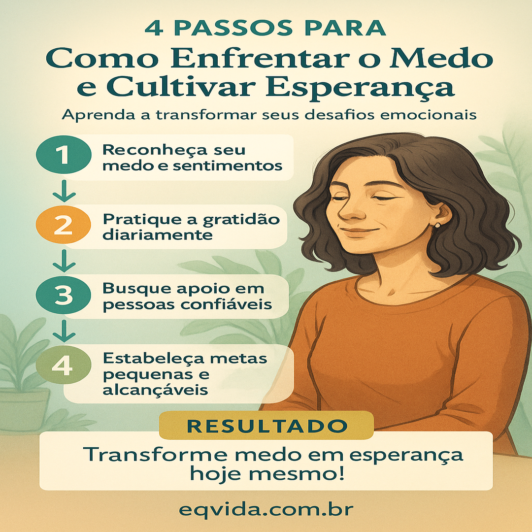 Como lidar com o medo e a esperança na sua vida