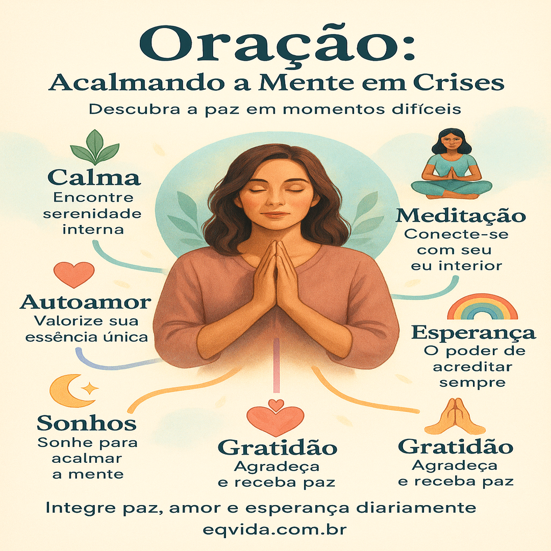 Oração para Acalmar a Mente em Momentos Difíceis