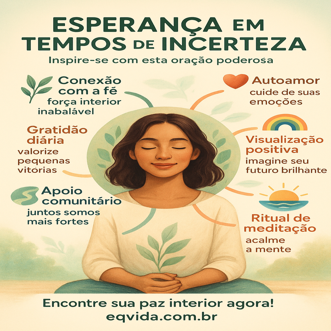 Oração para Esperança em Momentos de Incerteza