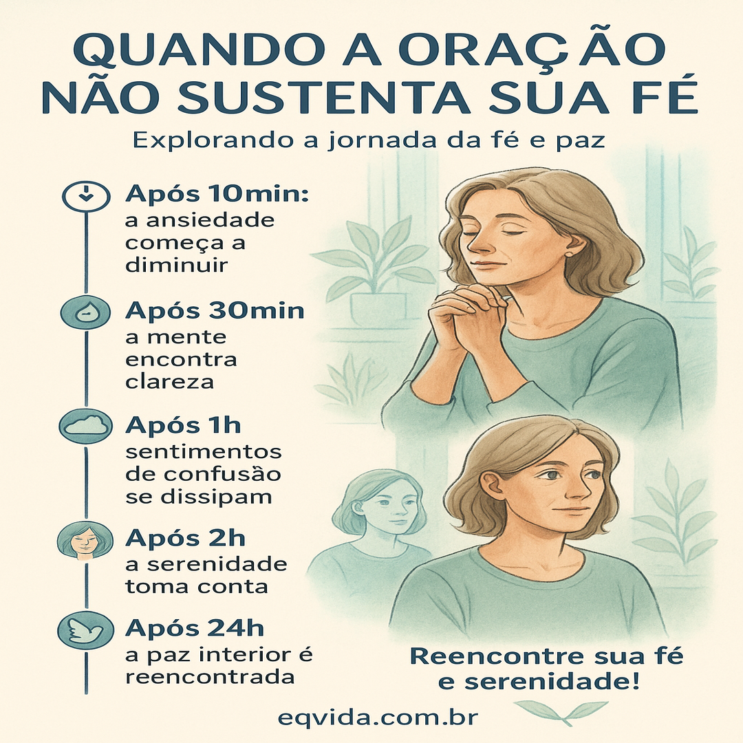Quando a Oração Não Sustenta Sua Fé, O Que Fazer?