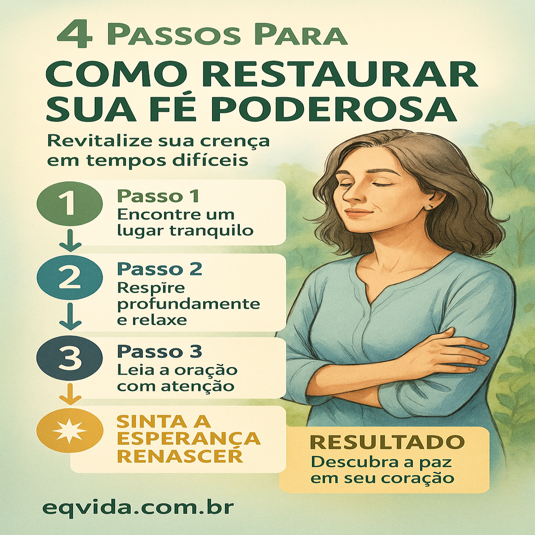 Como Restaura sua Fé com Esta Oração Poderosa
