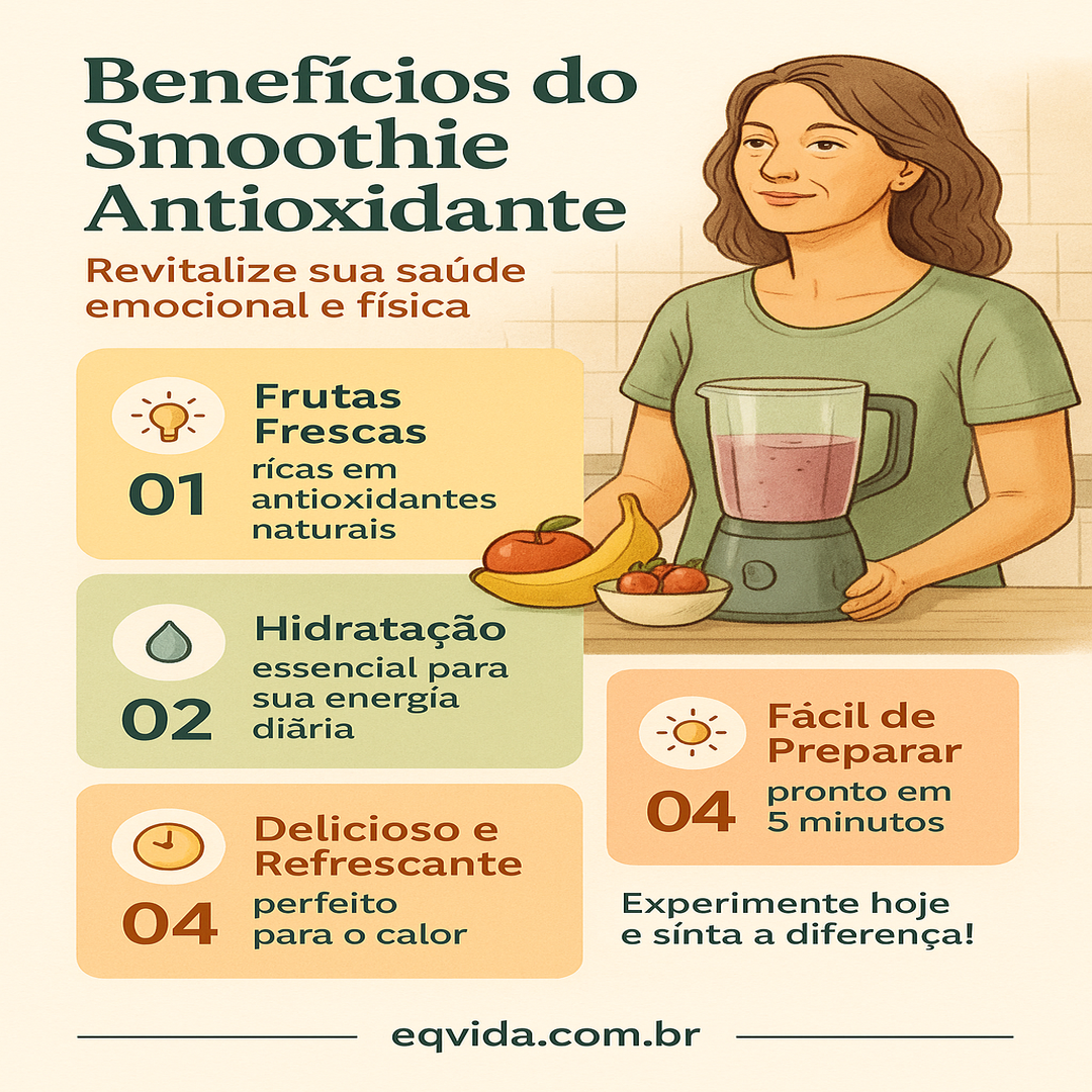 Descubra a Receita de Smoothie Antioxidante Refrescante