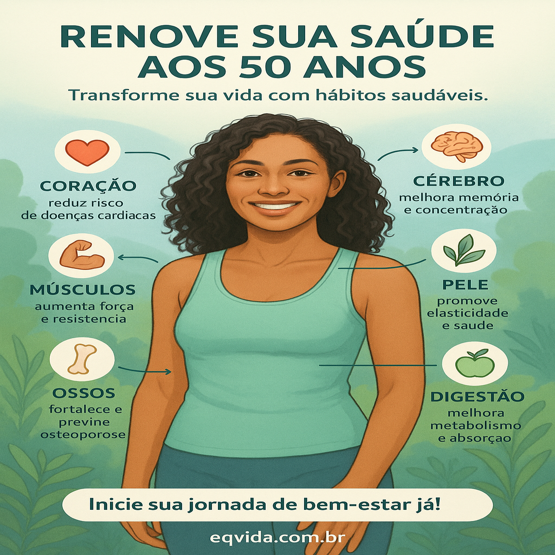 Como Recomeçar a Cuidar da Sua Saúde aos 50 Anos