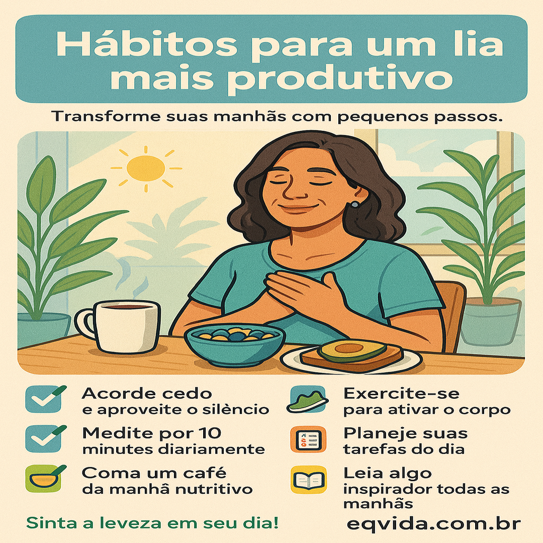 Descubra como uma rotina matinal pode transformar seu dia