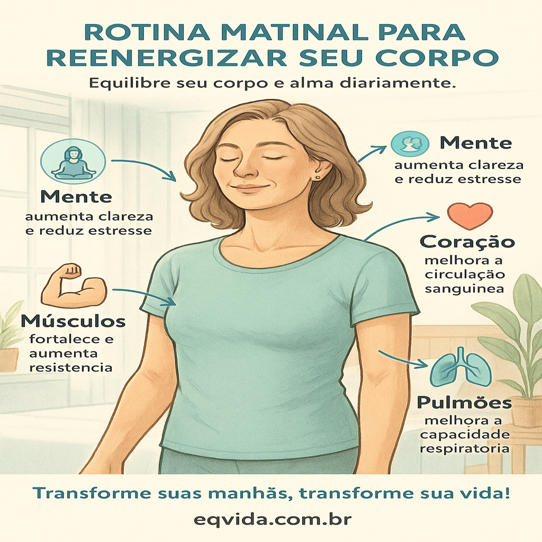 Descubra uma Rotina Matinal Para Reenergizar Corpo e Alma