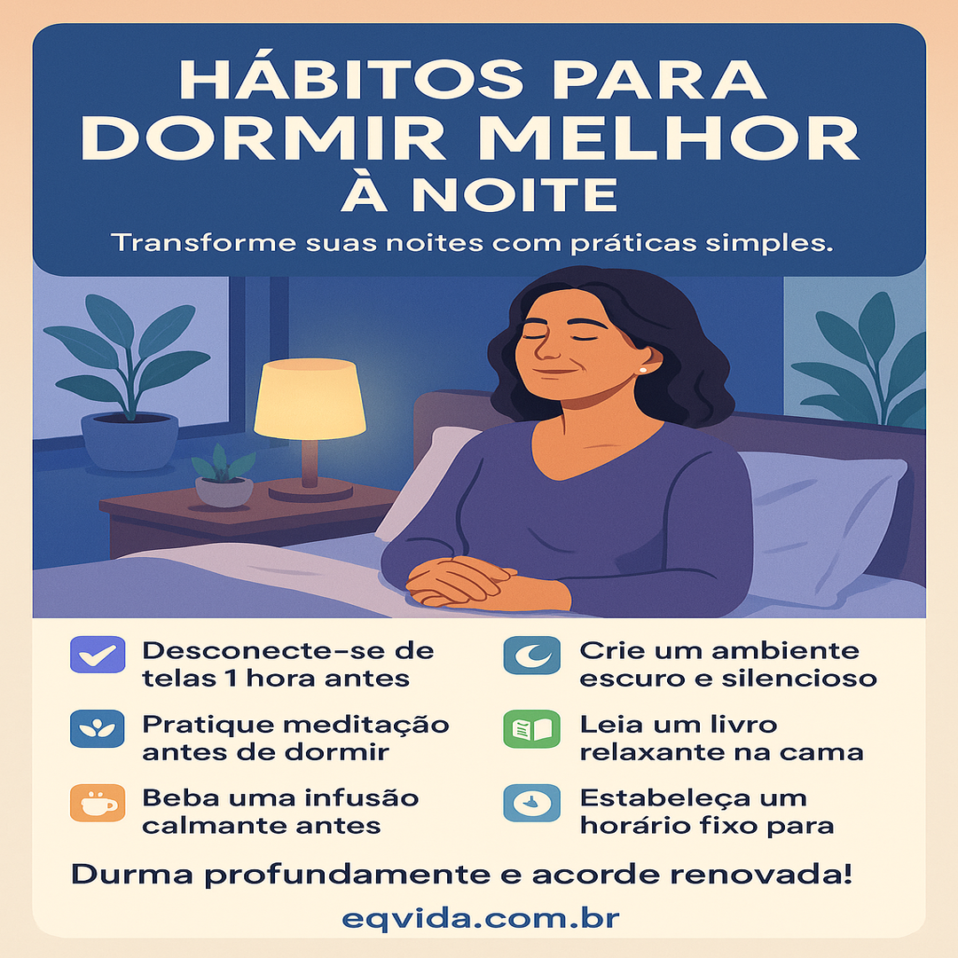 Como uma rotina noturna pode te ajudar a dormir melhor