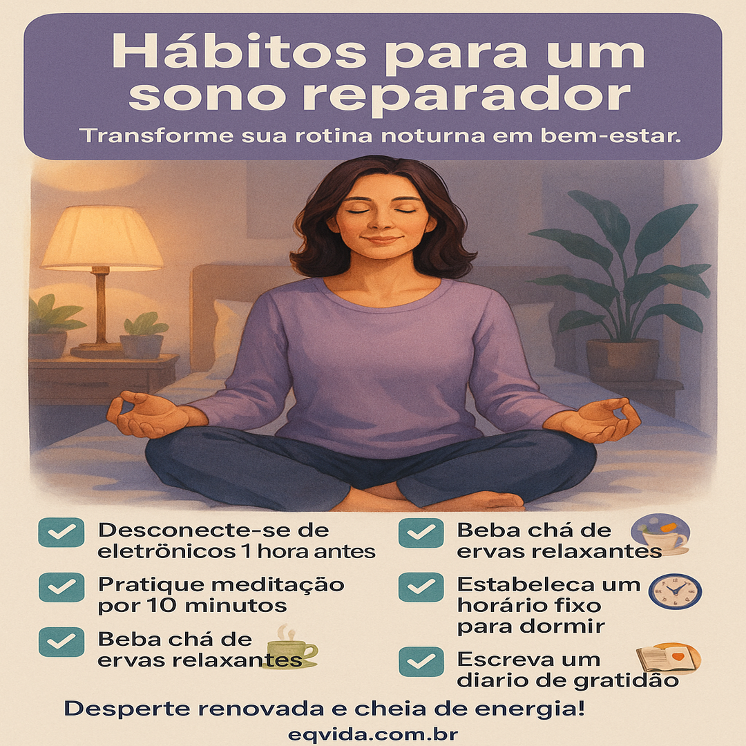 Como a rotina noturna pode transformar seu sono e bem-estar