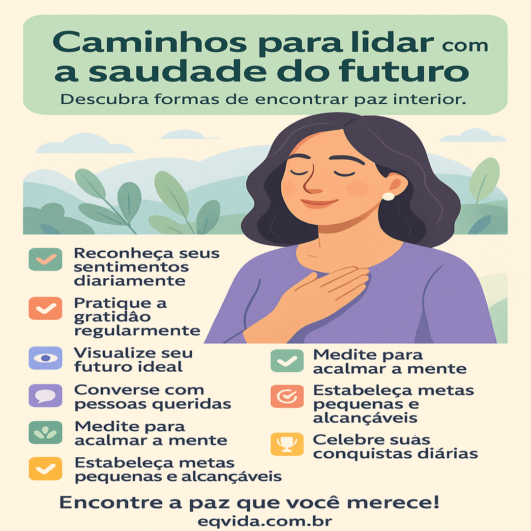 Saudade do futuro: como lidar com essa dor?