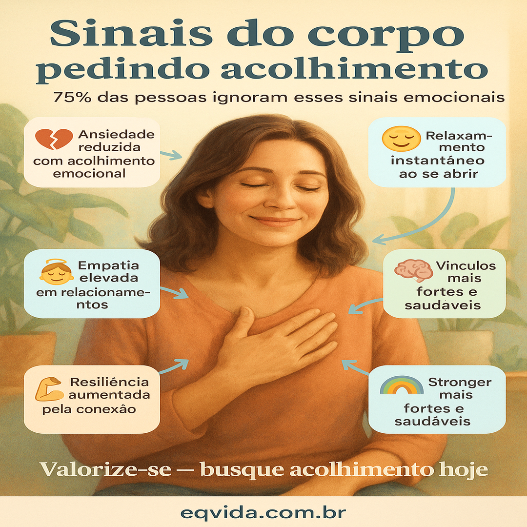 Seu corpo pede acolhimento? Veja os sinais que você ignora