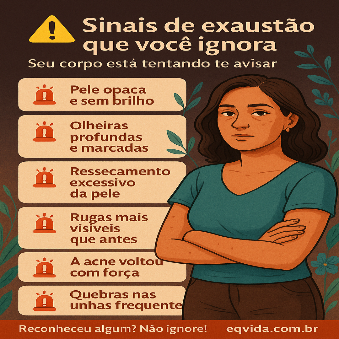 Sua pele está exausta? 10 sinais que você deve notar