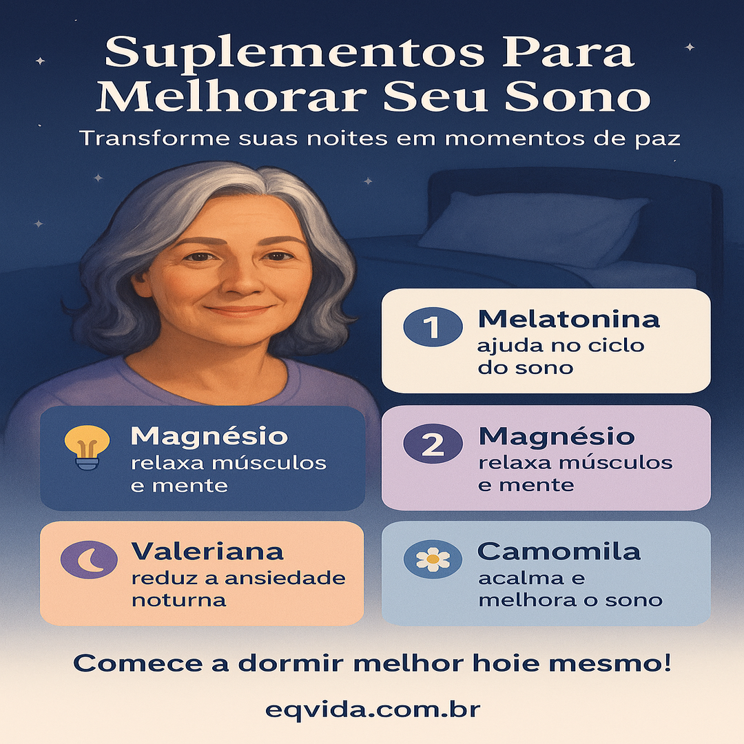 Suplementos para insônia: descubra o que pode ajudar você