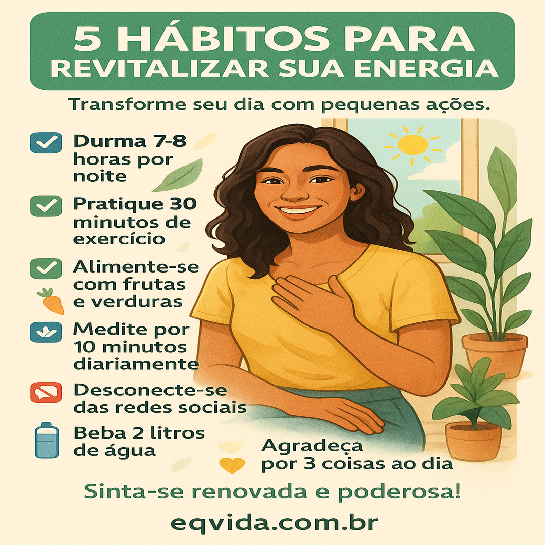 Como transformar sua energia e vitalidade em um dia simples