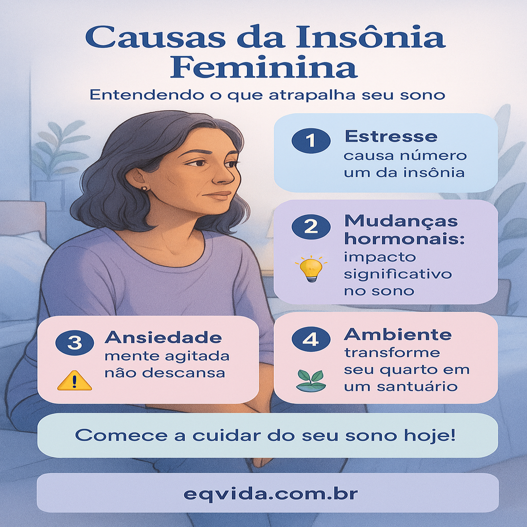 Aliviar a Insônia Feminina: Por Que Minha Alma Não Descansa?