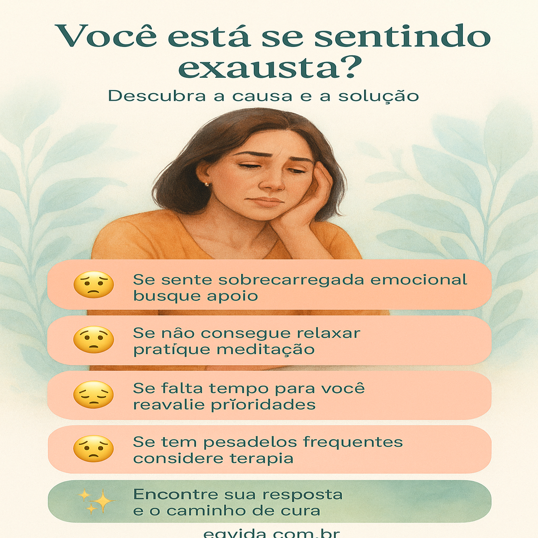 Cansaço emocional profundo: você não está sozinha nisso