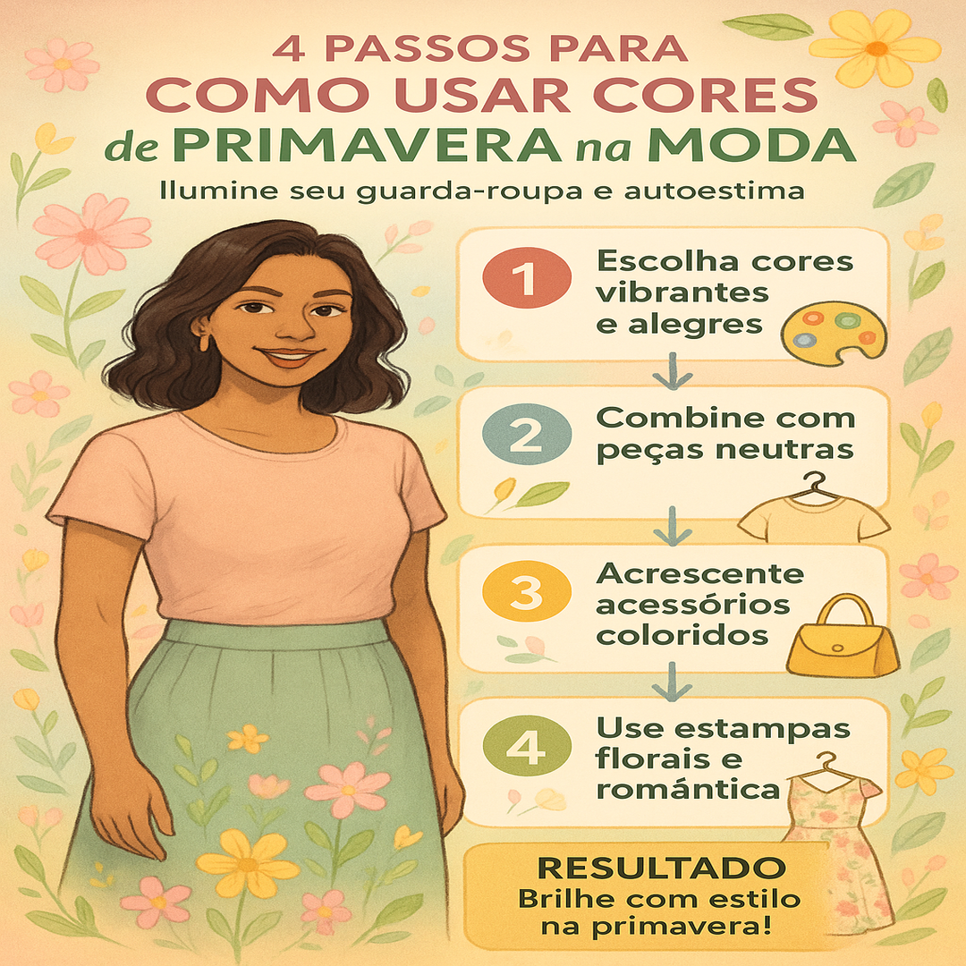 Descubra Como Usar Cores de Primavera na Moda e Brilhar