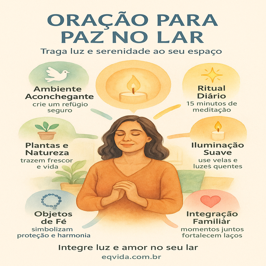 Oração para paz no lar: traga luz e serenidade hoje