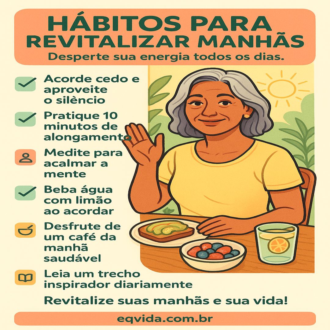 Descubra uma Rotina Matinal que Traz Vitalidade aos 50+