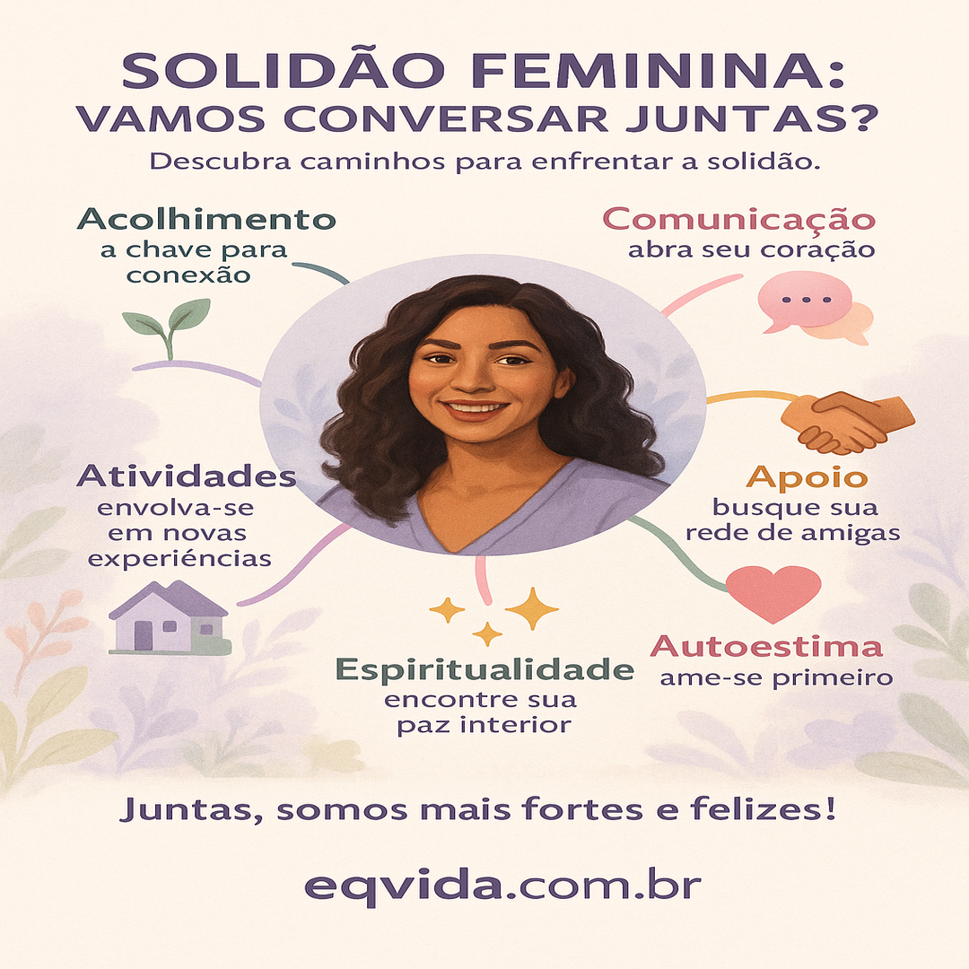 Solidão feminina: você não está sozinha, vamos conversar?